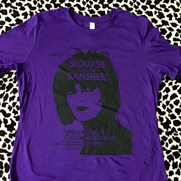 Siouxsie and The Banshees  Vintage Flyer Tee - Picture 1 of 1